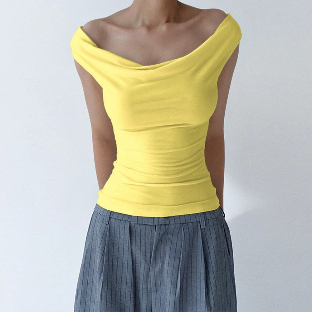 Zara Sleeveless Tie Up Off Shoulder Summer Camisole